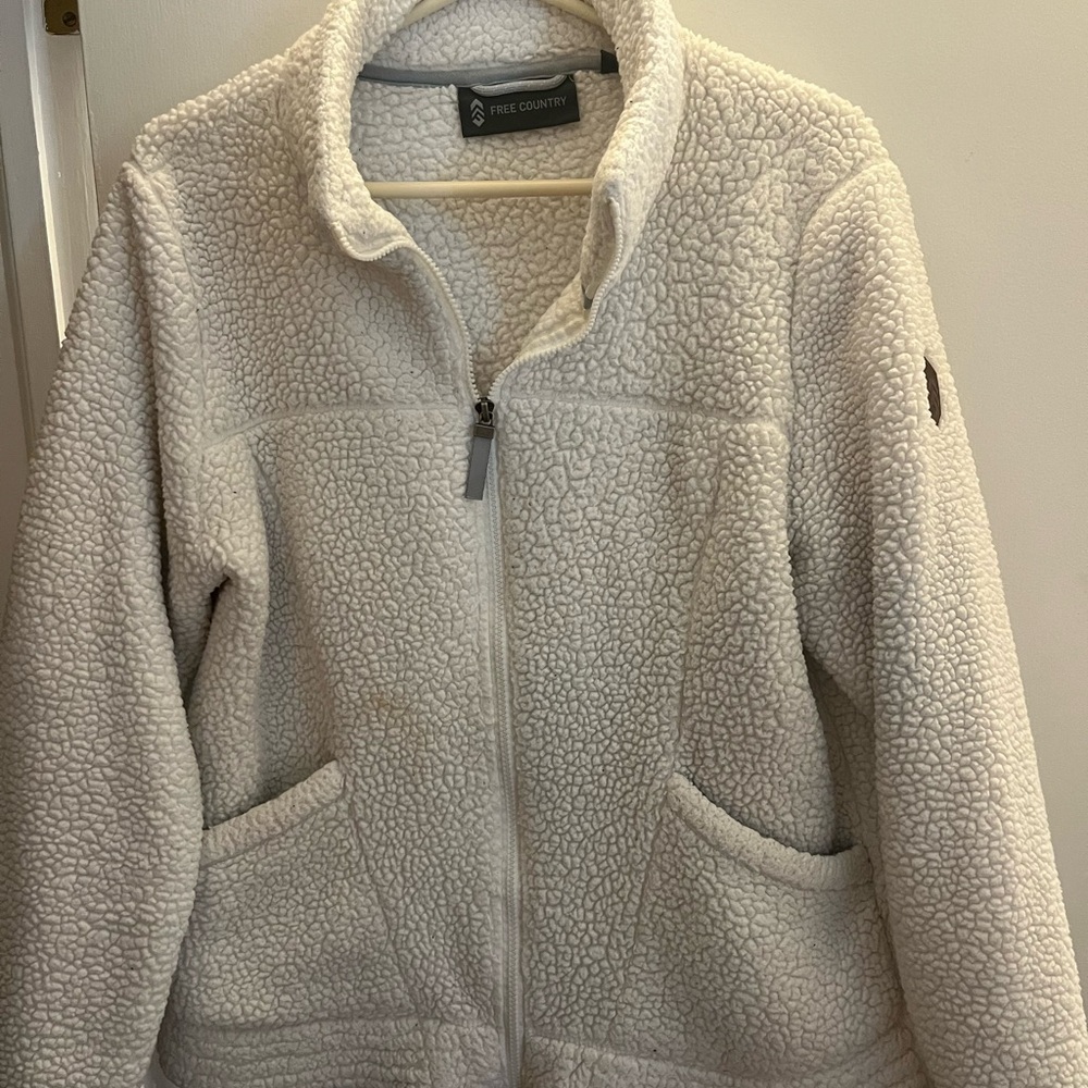 Free Country White Sherpa Jacket